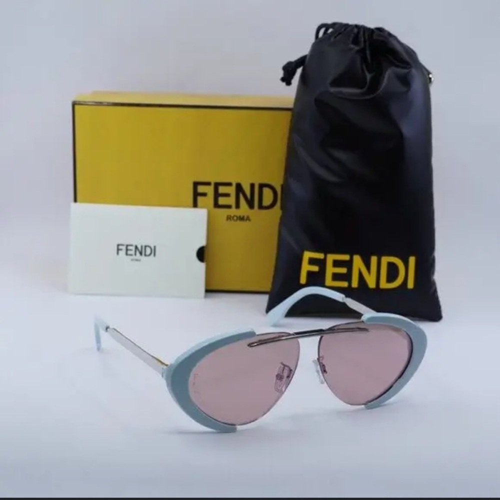 Fendi Light Blue Aviator Sunglasses (new)